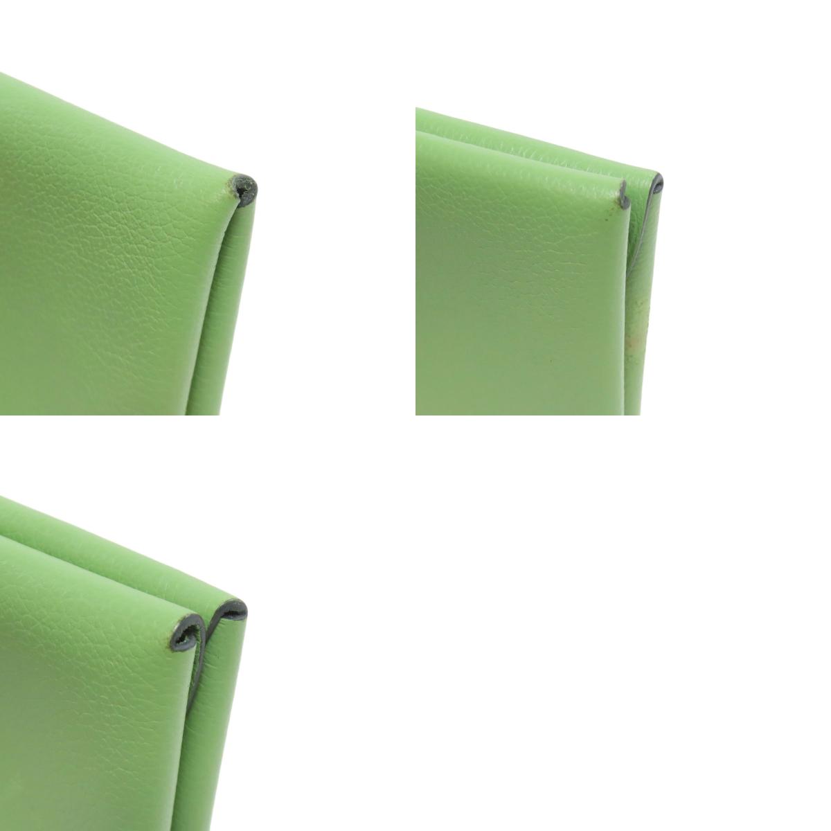 HERMES Calvi duo coin purse Evercolor Ladies [Used]