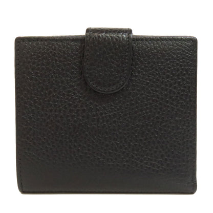 GUCCI  615525 Bifold Wallet with Coin Pocket Interlocking G outlet Leather Ladies