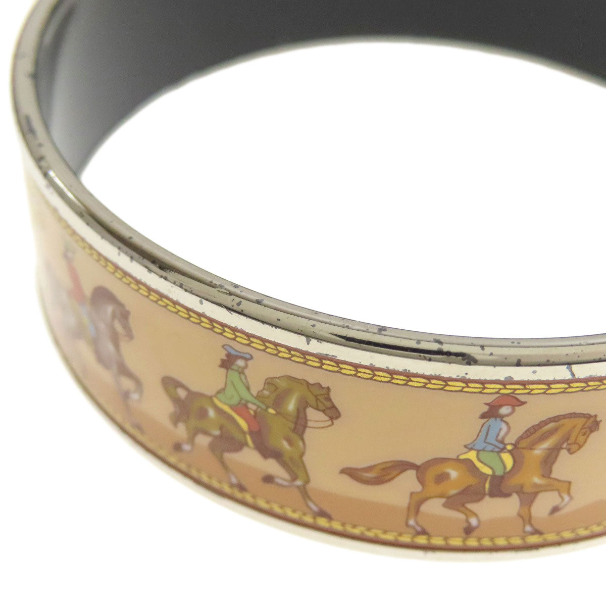 HERMES Emaille GM Bracelet Metal Ladies [Used]