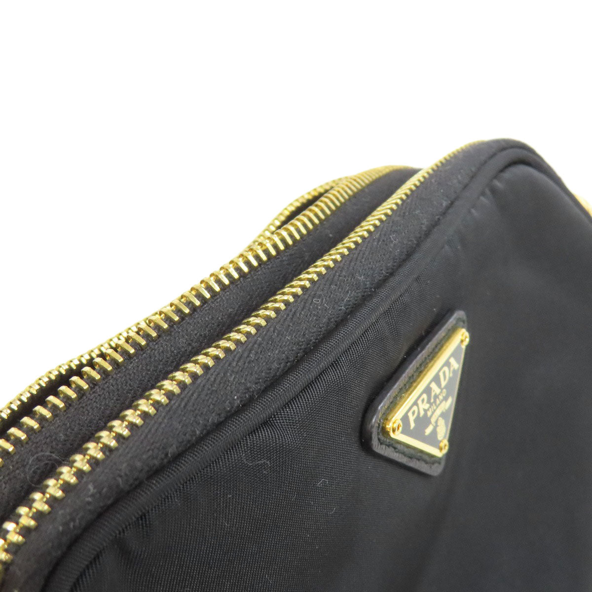 PRADA   Shoulder Bag Logo Hardware Nylon Ladies