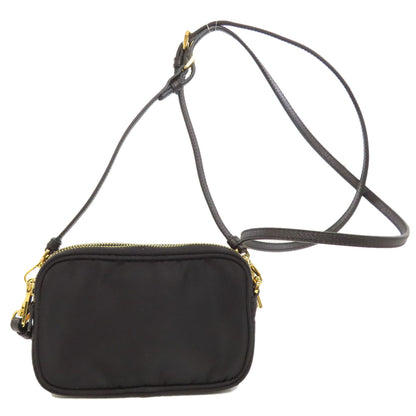 PRADA   Shoulder Bag Logo Hardware Nylon Ladies