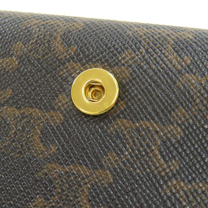 CELINE Tri-fold Wallet Macadam Bifold Wallet with Coin Pocket PVC Ladies [Used]