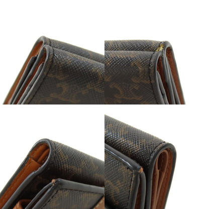 CELINE Tri-fold Wallet Macadam Bifold Wallet with Coin Pocket PVC Ladies [Used]