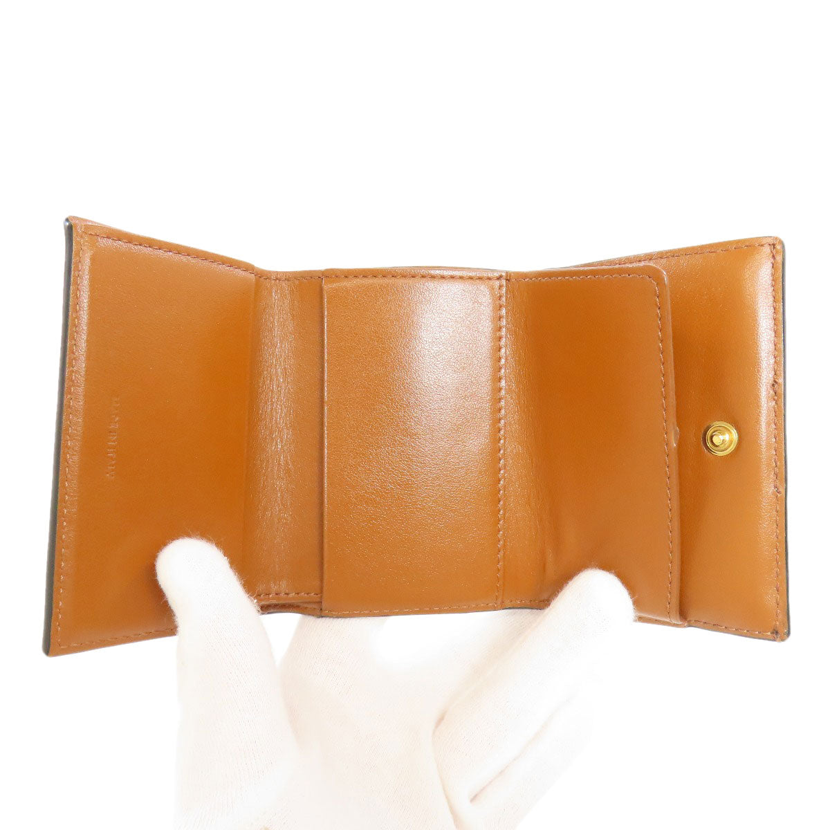 CELINE Tri-fold Wallet Macadam Bifold Wallet with Coin Pocket PVC Ladies [Used]