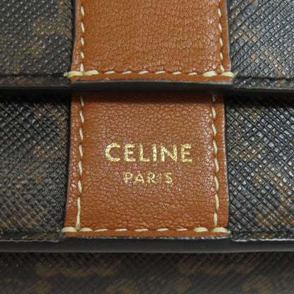 CELINE Tri-fold Wallet Macadam Bifold Wallet with Coin Pocket PVC Ladies [Used]