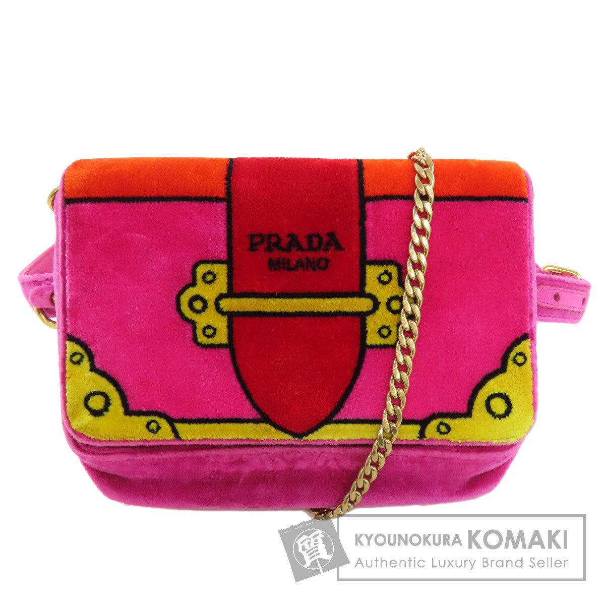 PRADA   Hip bag, waist bag 2WAY Velor Ladies