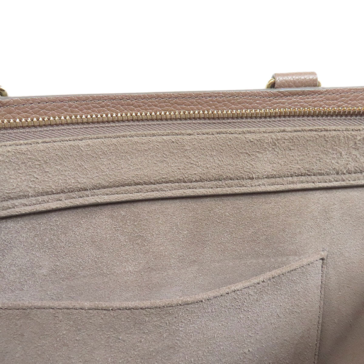 CELINE Cabas de France Medium 2WAY Tote Bag Leather Ladies [Used]