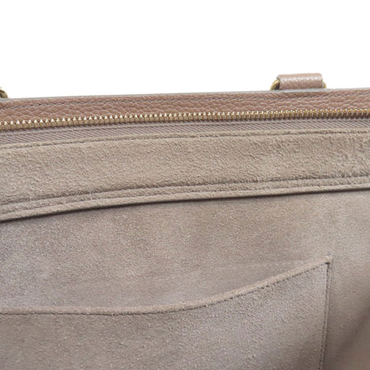 CELINE Cabas de France Medium 2WAY Tote Bag Leather Ladies [Used]