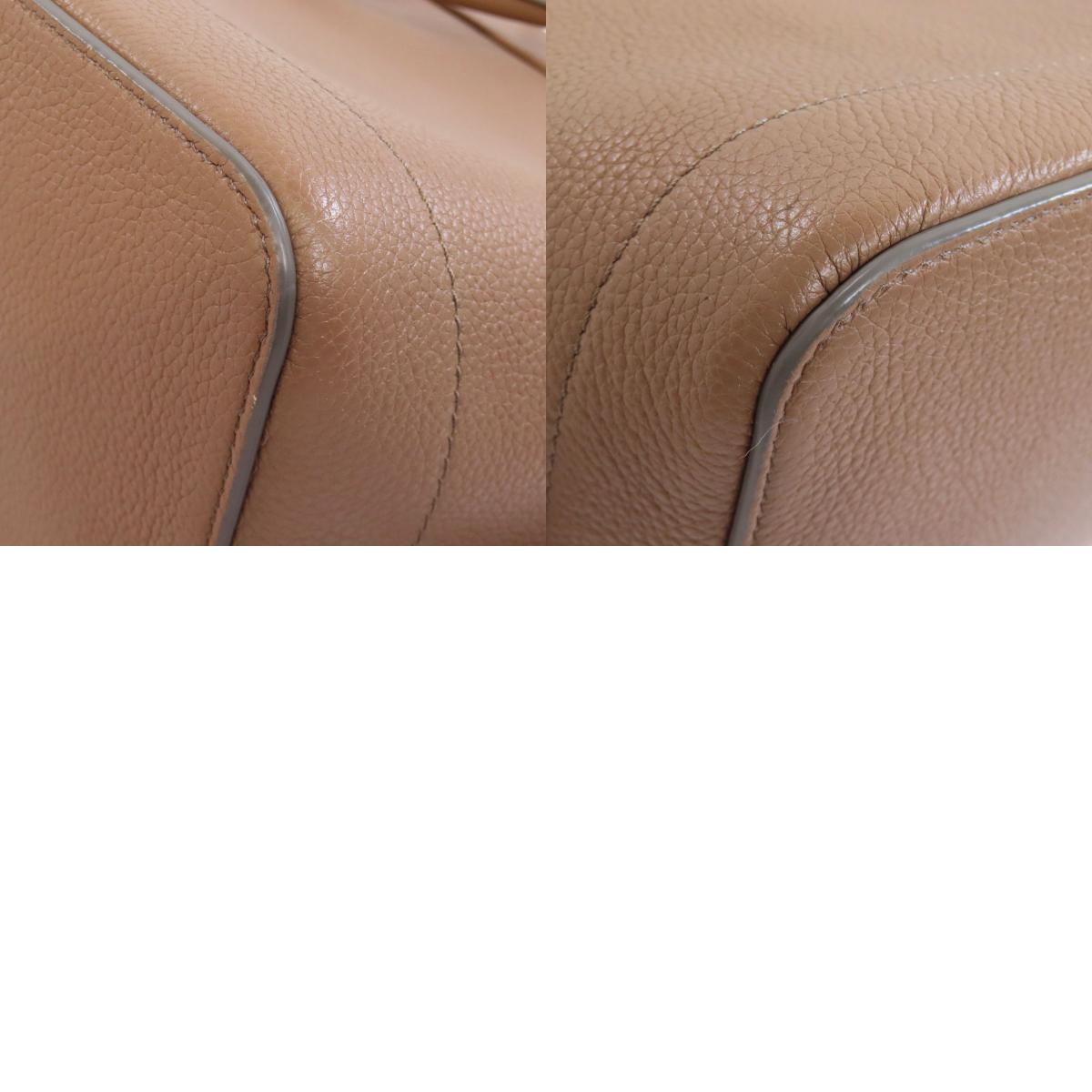 CELINE Cabas de France Medium 2WAY Tote Bag Leather Ladies [Used]