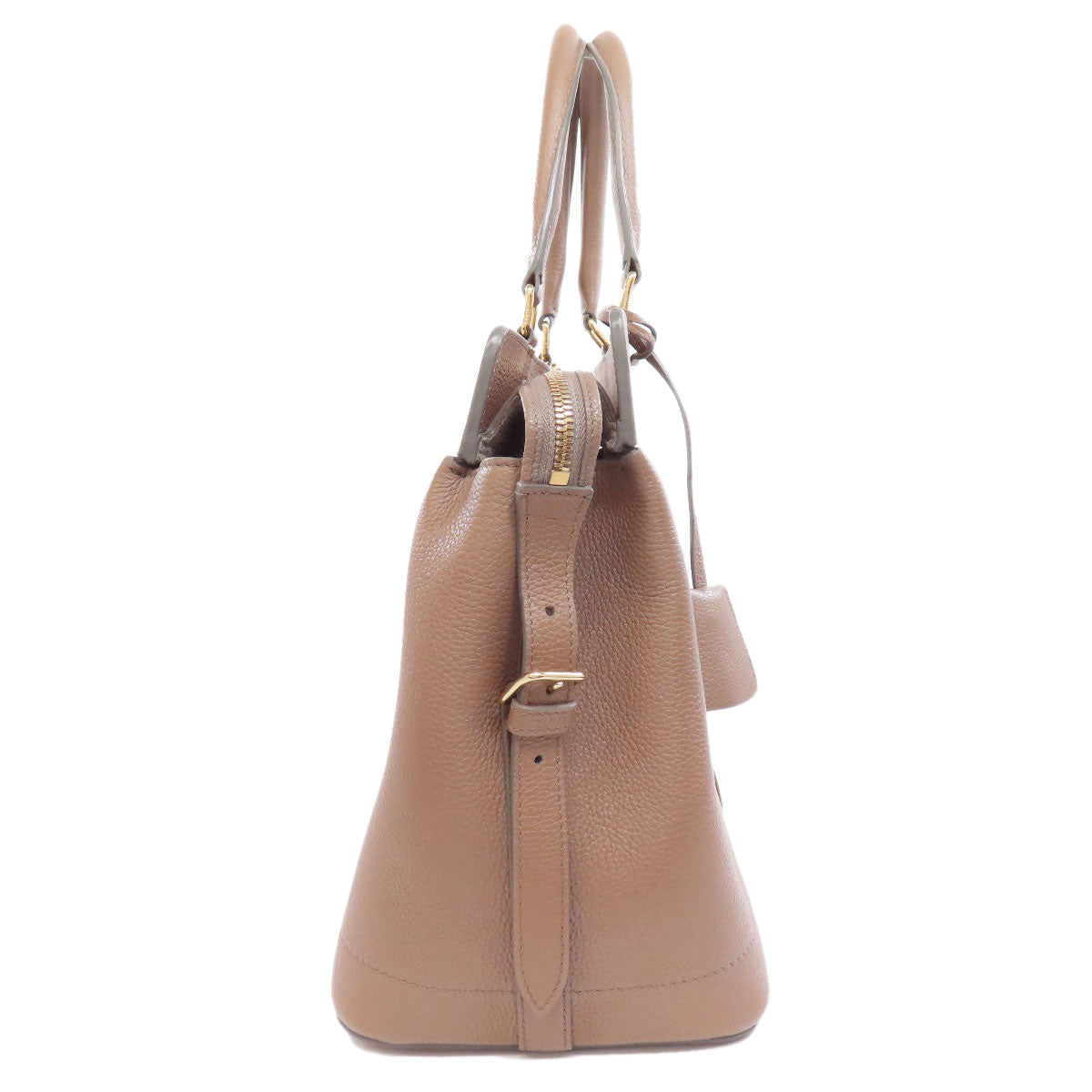 CELINE Cabas de France Medium 2WAY Tote Bag Leather Ladies [Used]