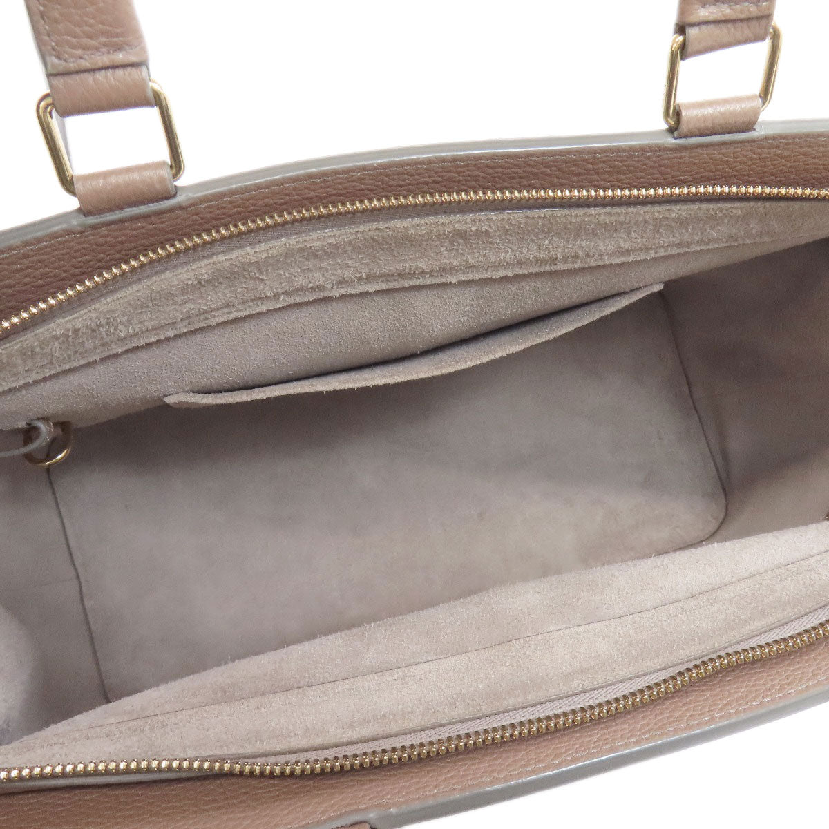 CELINE Cabas de France Medium 2WAY Tote Bag Leather Ladies [Used]