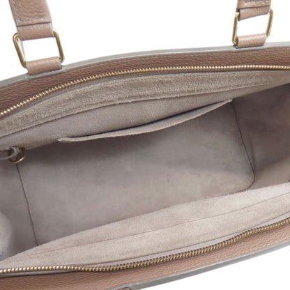 CELINE Cabas de France Medium 2WAY Tote Bag Leather Ladies [Used]