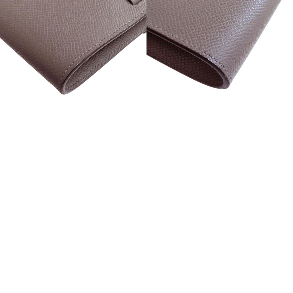 HERMES KellyToGo SilverHardware Long wallet (with coin pocket) Epsom Ladies [Used]