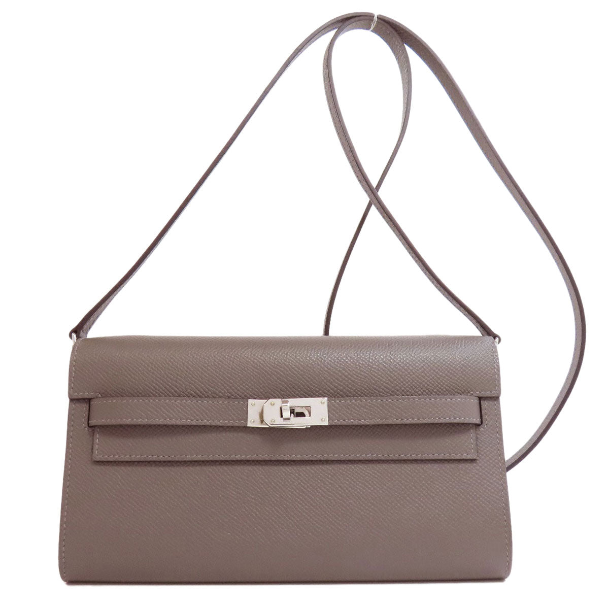 HERMES KellyToGo SilverHardware Long wallet (with coin pocket) Epsom Ladies [Used]