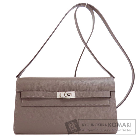 HERMES KellyToGo SilverHardware Long wallet (with coin pocket) Epsom Ladies [Used]
