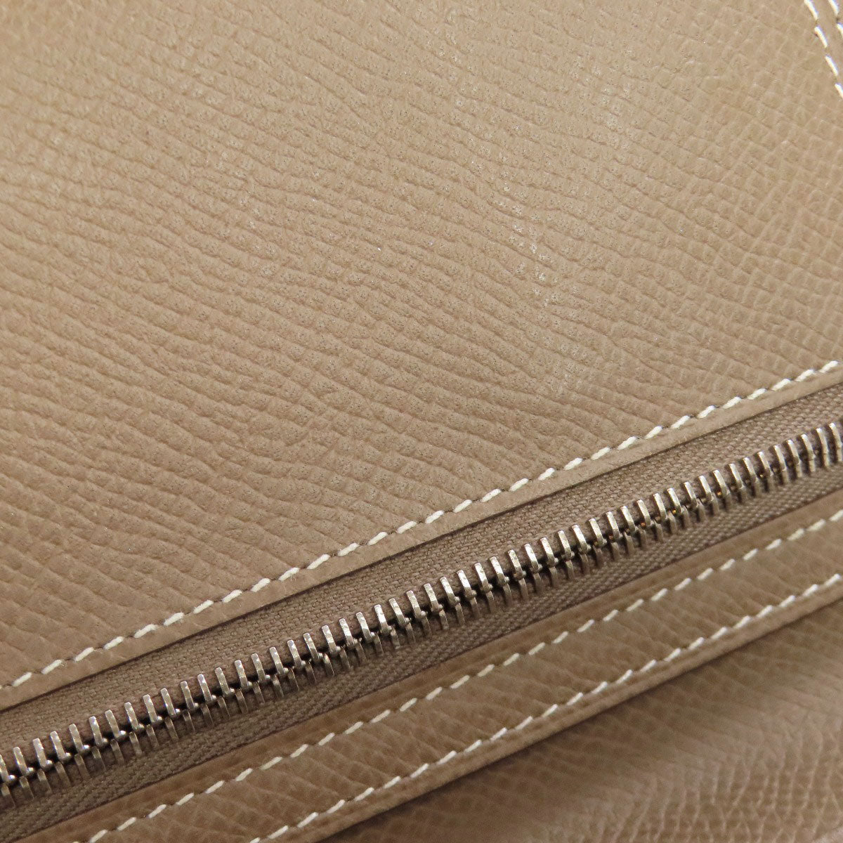 HERMES Bearn soufflet etope SilverHardware Long wallet (with coin pocket) Epsom Ladies [Used]