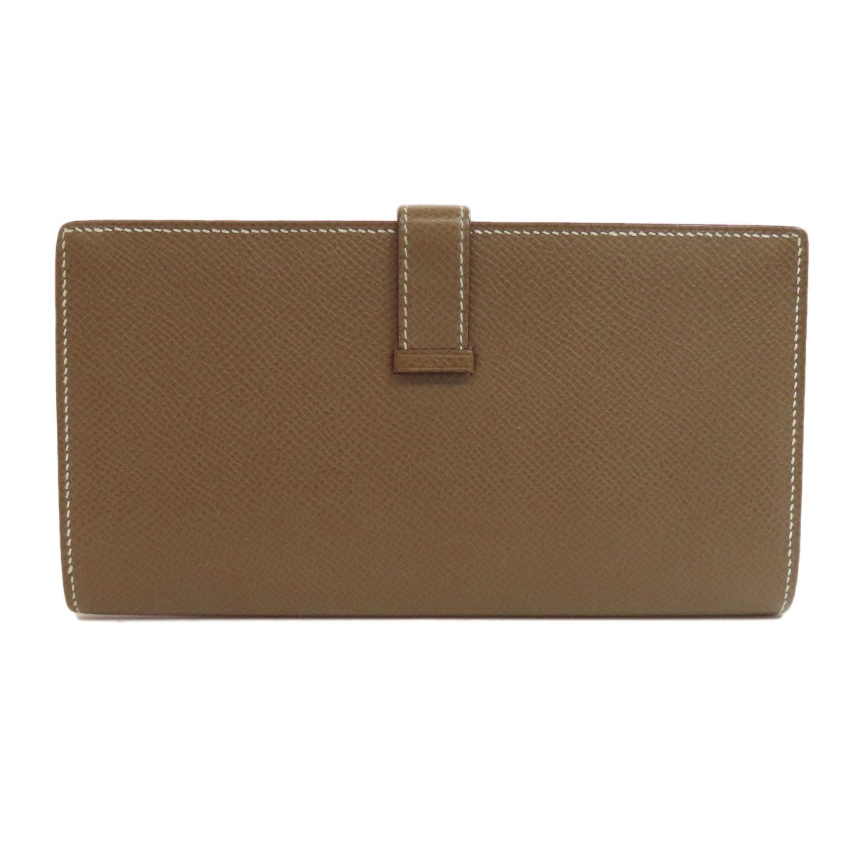 HERMES Bearn soufflet etope SilverHardware Long wallet (with coin pocket) Epsom Ladies [Used]