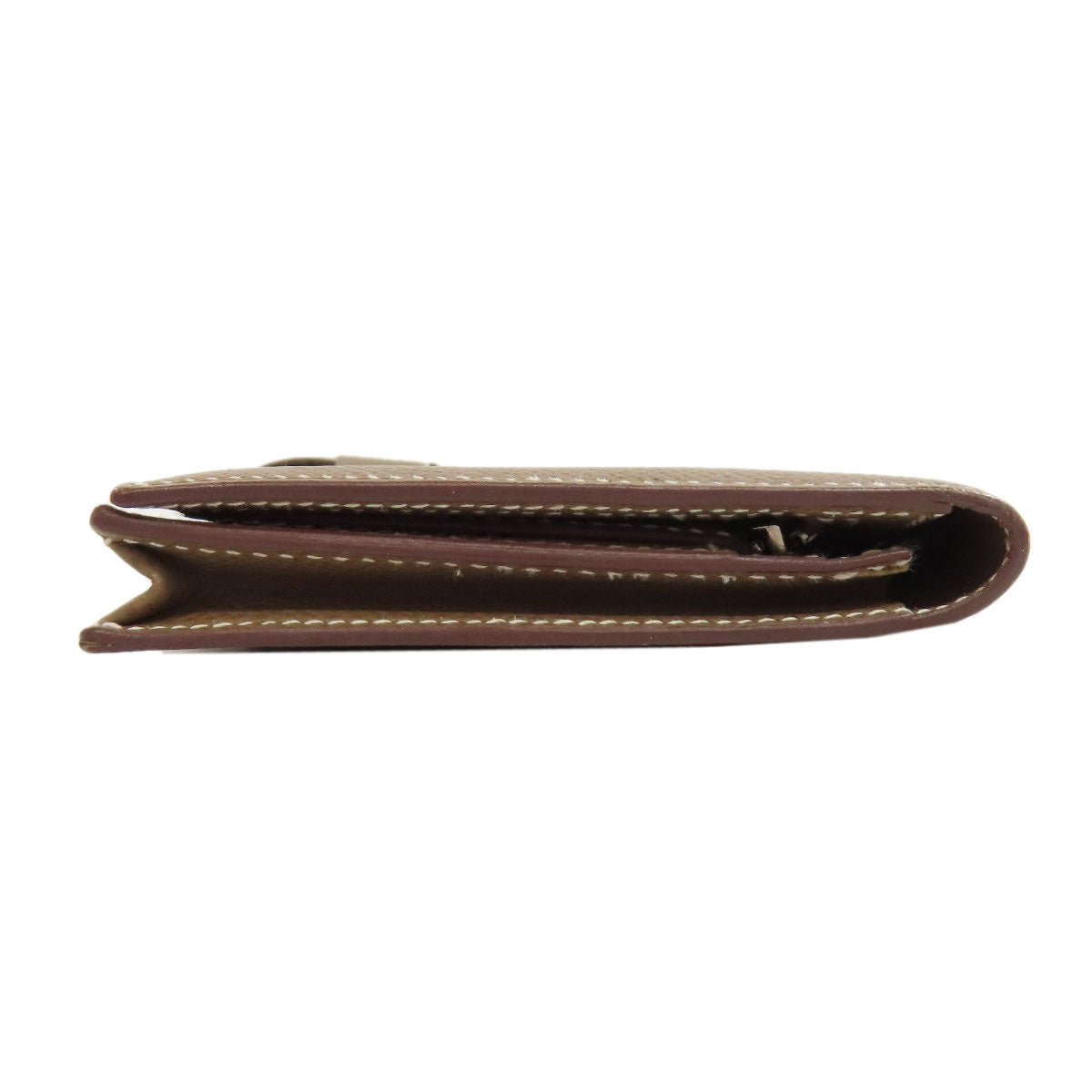 HERMES Bearn soufflet etope SilverHardware Long wallet (with coin pocket) Epsom Ladies [Used]