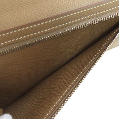 HERMES Bearn soufflet etope SilverHardware Long wallet (with coin pocket) Epsom Ladies [Used]