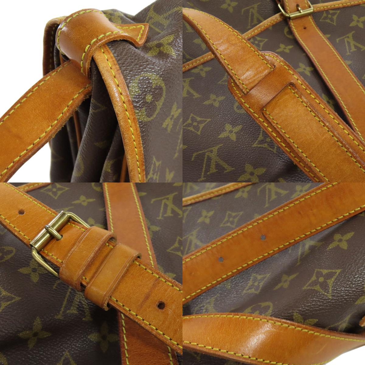LOUIS VUITTON M42254 Saumur Shoulder Bag Monogram canvas Ladies [Used]