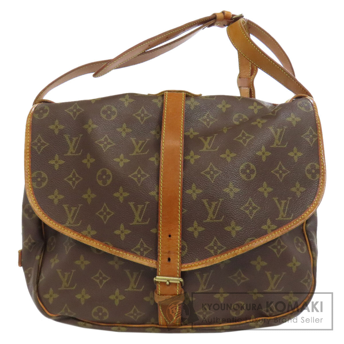 LOUIS VUITTON M42254 Saumur Shoulder Bag Monogram canvas Ladies [Used]