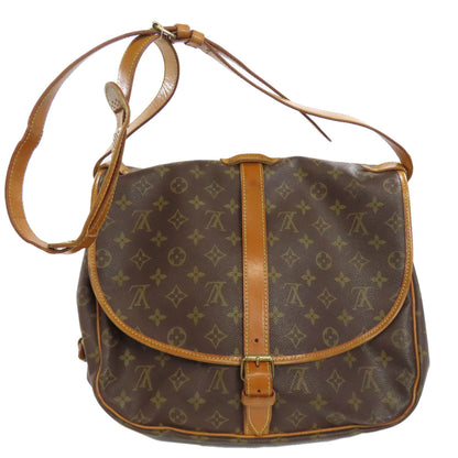 LOUIS VUITTON M42254 Saumur Shoulder Bag Monogram canvas Ladies [Used]