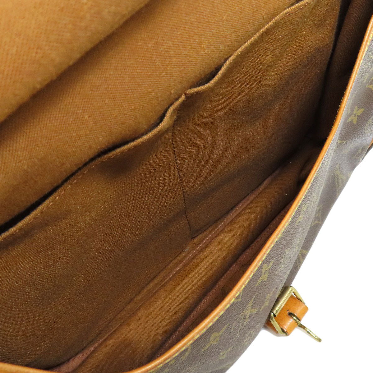 LOUIS VUITTON M42254 Saumur Shoulder Bag Monogram canvas Ladies [Used]