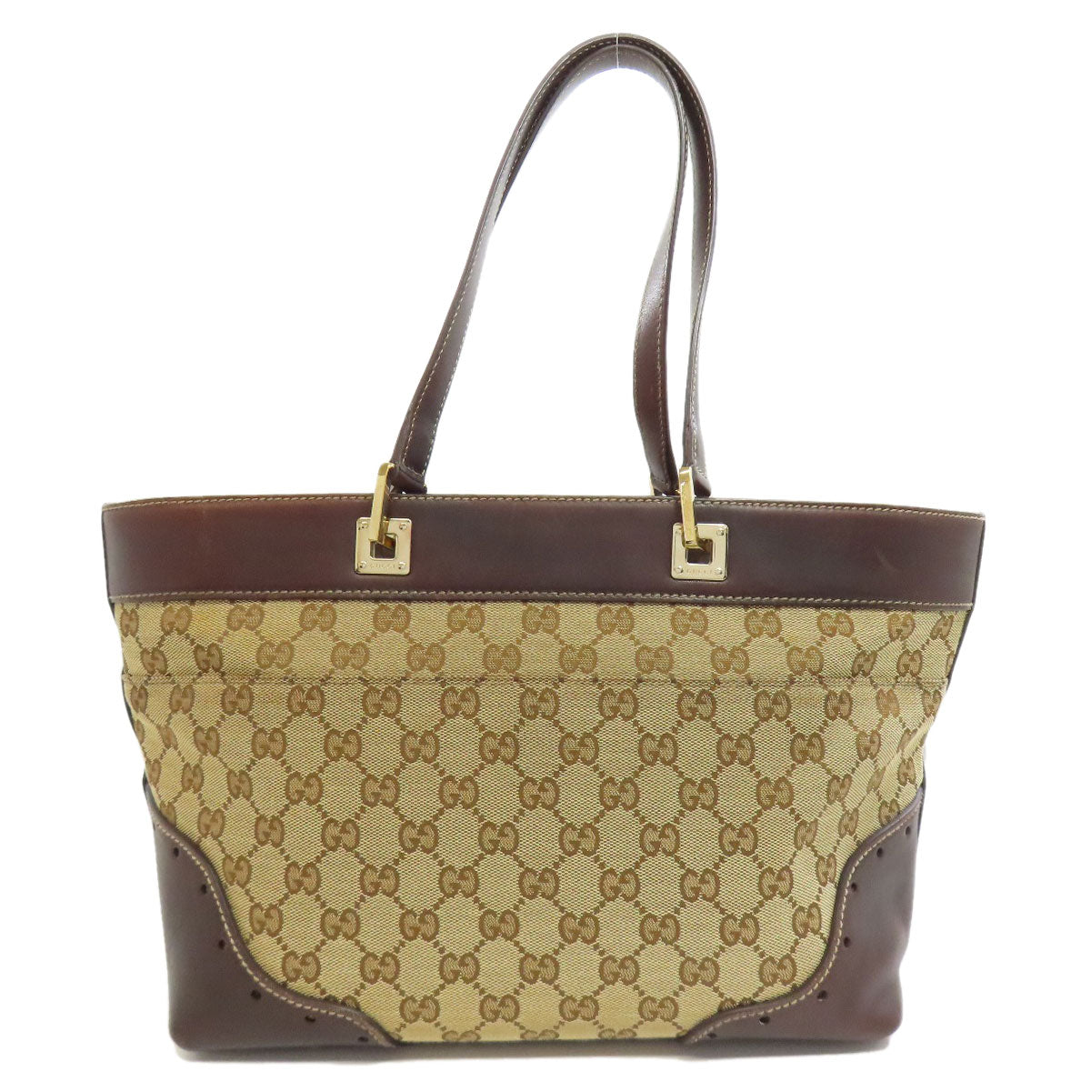 GUCCI 145993 GG Tote Bag Canvas LeatherLadies [Used]