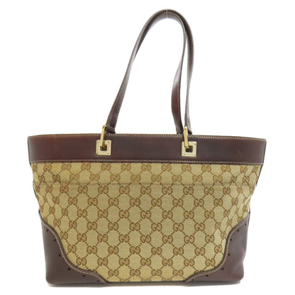 GUCCI 145993 GG Tote Bag Canvas LeatherLadies [Used]