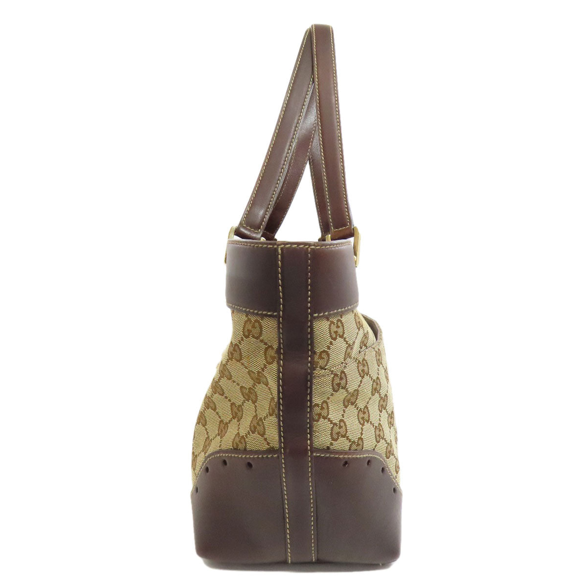 GUCCI 145993 GG Tote Bag Canvas LeatherLadies [Used]