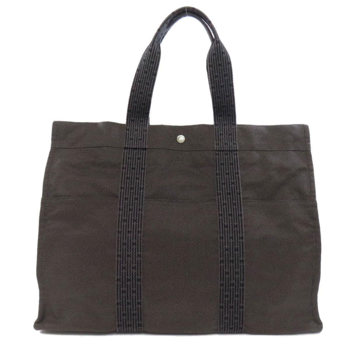 HERMES Her LineGM Tote Bag Canvas Ladies [Used]