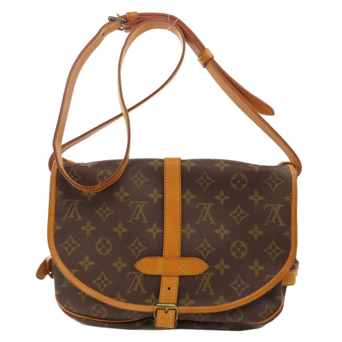 LOUIS VUITTON  M42254 Shoulder Bag Saumur M Monogram canvas Ladies