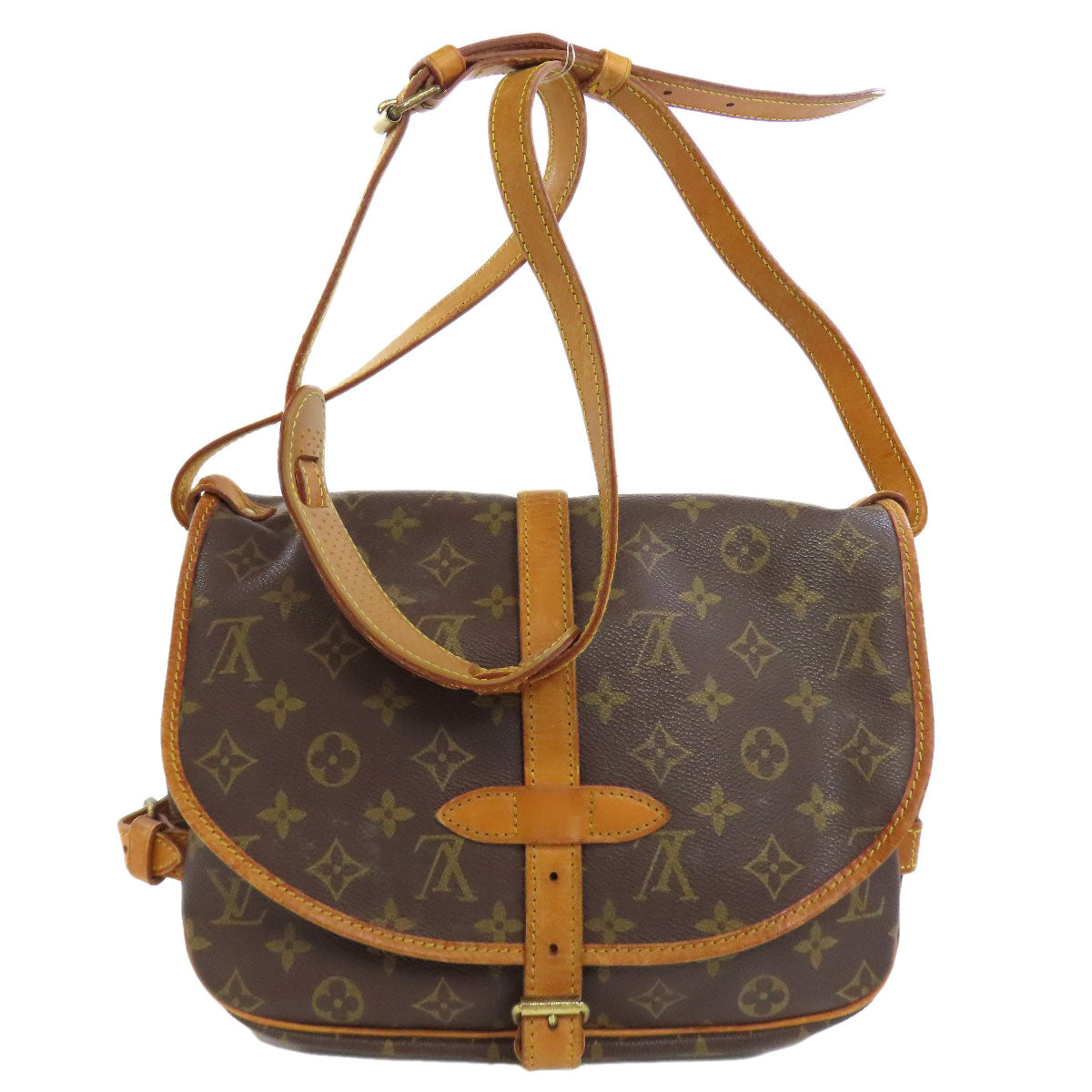 LOUIS VUITTON  M42256 Shoulder Bag Saumur M Monogram canvas Ladies