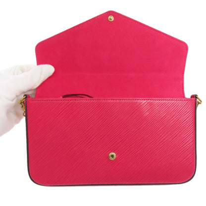 LOUIS VUITTON M62614 Pochette Felice Shoulder Bag Epi Leather Ladies [Used]