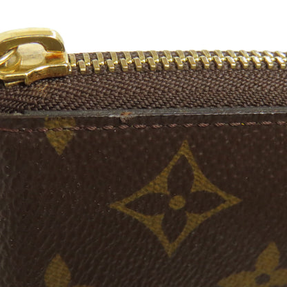 LOUIS VUITTON  M60744 Long wallet (with coin pocket) Portefeiulle・Clemence Monogram canvas Ladies