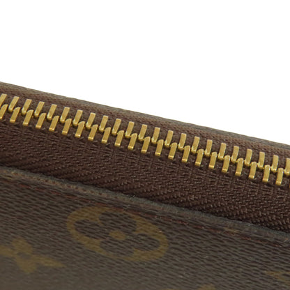 LOUIS VUITTON  M60744 Long wallet (with coin pocket) Portefeiulle・Clemence Monogram canvas Ladies