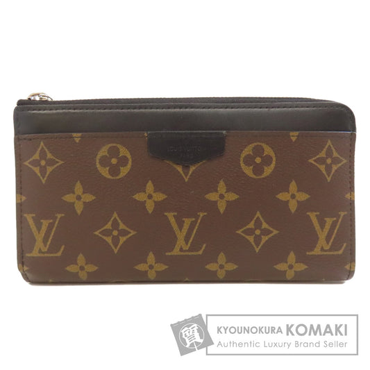 LOUIS VUITTON M69407 Zippy Dragonne Long wallet (with coin pocket) Monogram Macassar Ladies [Used]