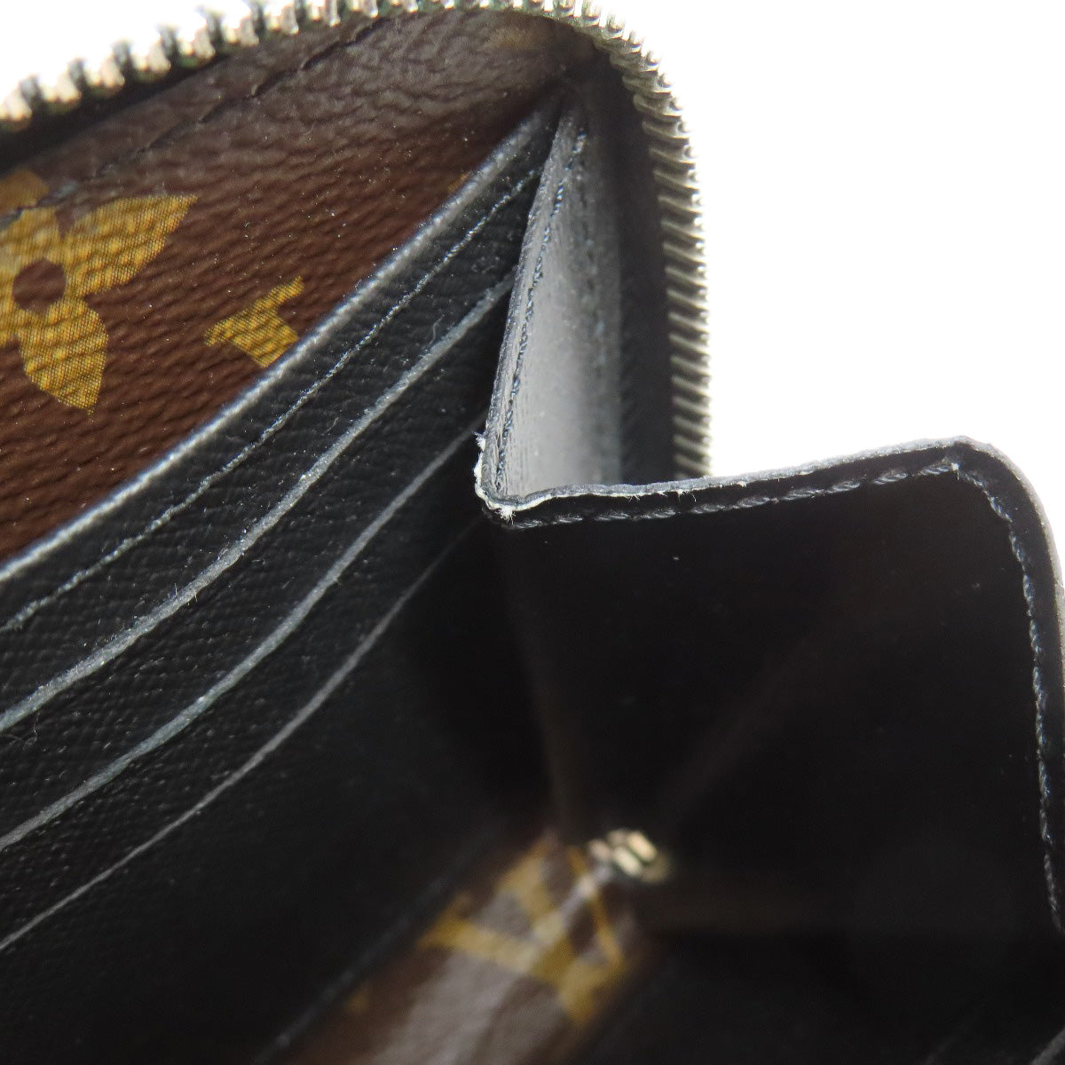 LOUIS VUITTON M69407 Zippy Dragonne Long wallet (with coin pocket) Monogram Macassar Ladies [Used]