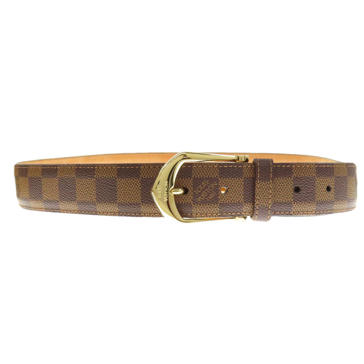 LOUIS VUITTON  M6835 belt Saintur Damier canvas mens