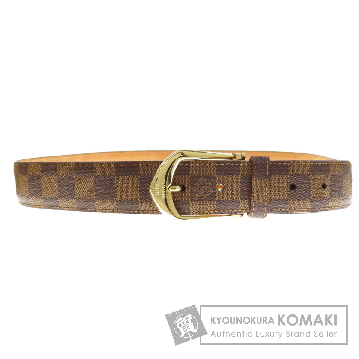 LOUIS VUITTON  M6835 belt Saintur Damier canvas mens