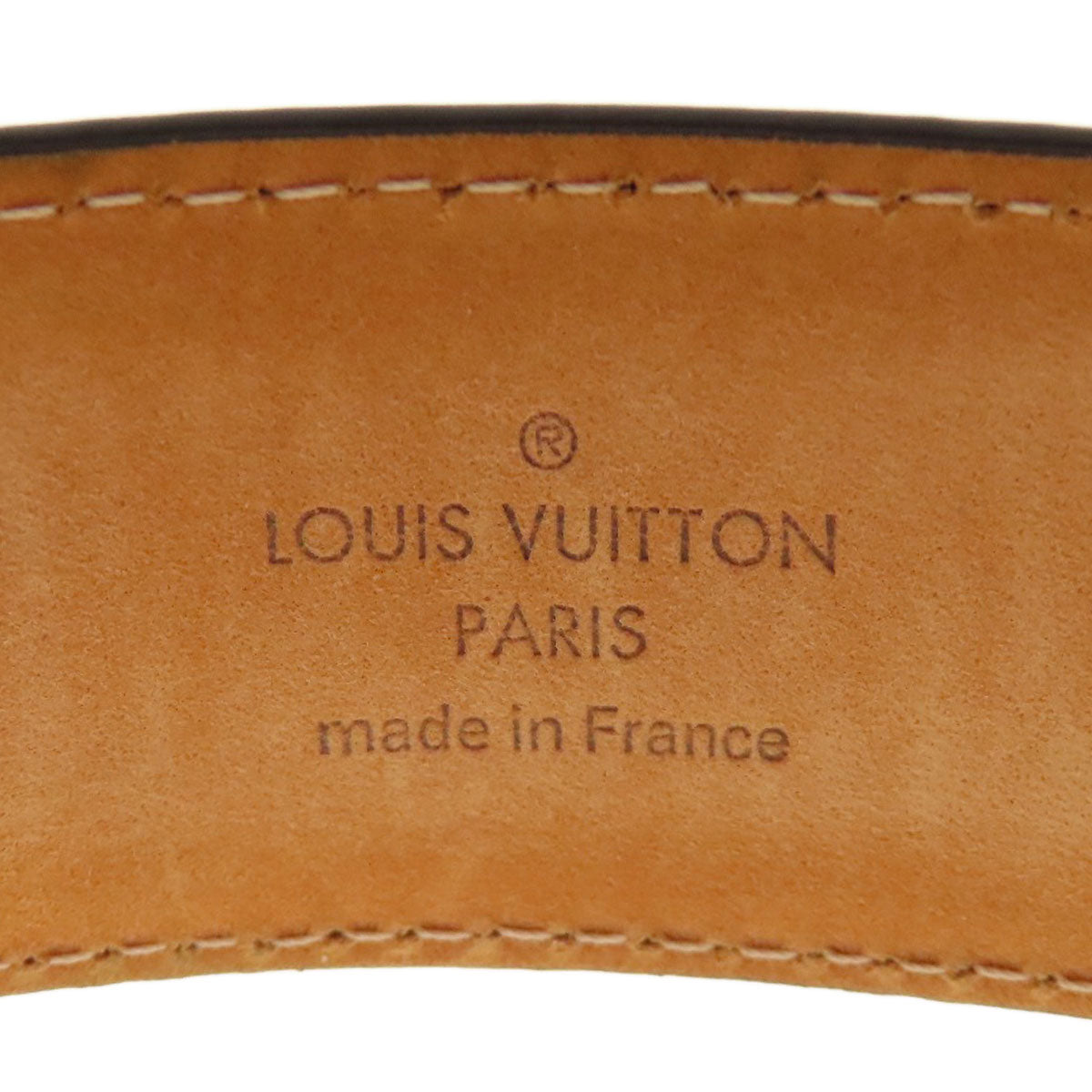 LOUIS VUITTON  M6835 belt Saintur Damier canvas mens