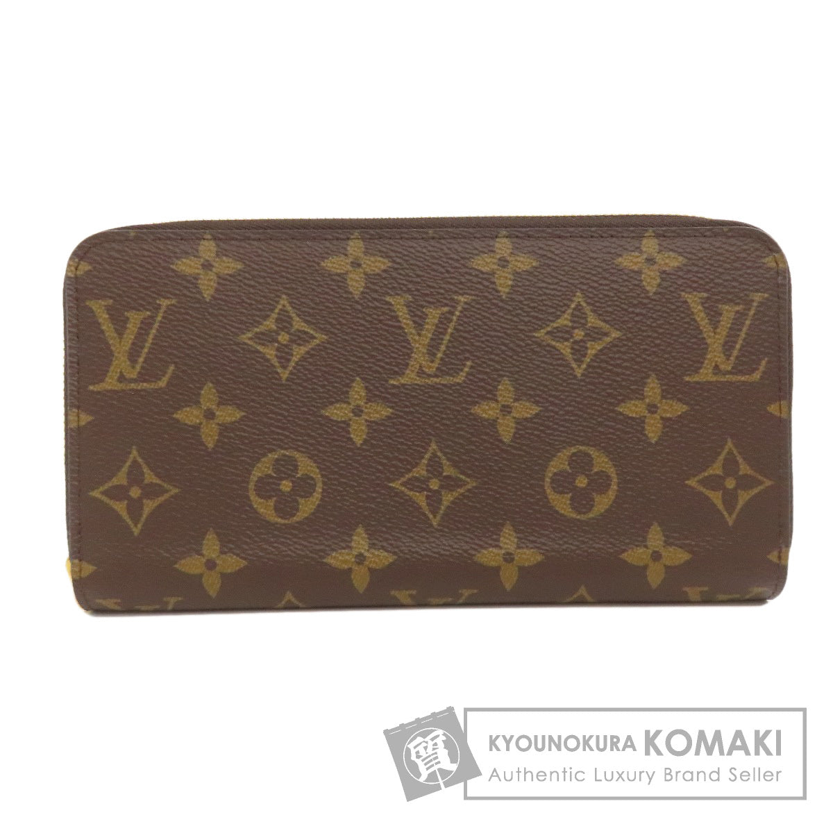 LOUIS VUITTON  M42616 Long wallet (with coin pocket) Zippy wallet Monogram canvas Ladies