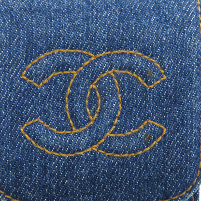 CHANEL COCO Mark glasses case Denim Ladies [Used]