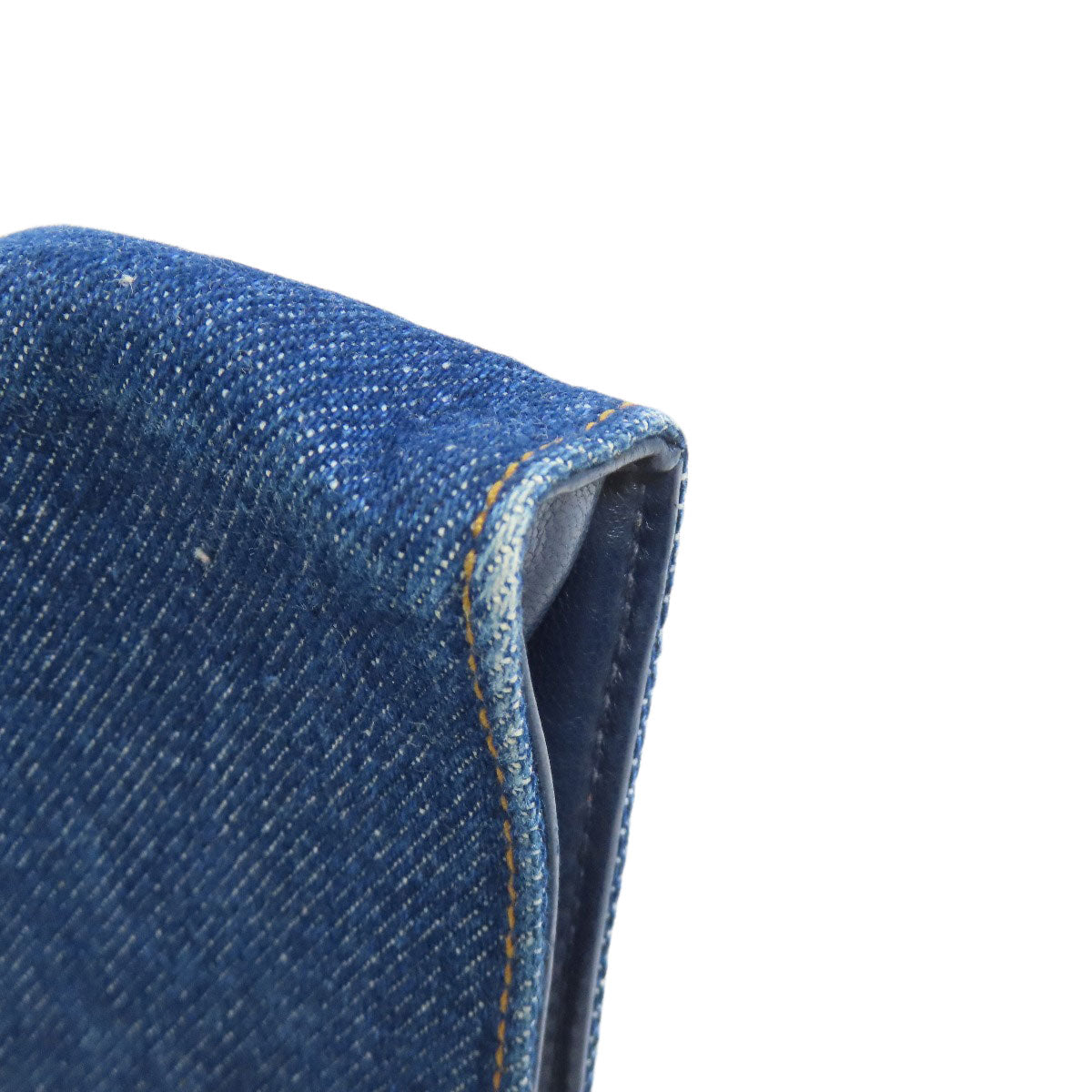 CHANEL COCO Mark glasses case Denim Ladies [Used]