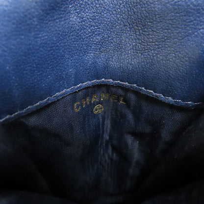 CHANEL COCO Mark glasses case Denim Ladies [Used]
