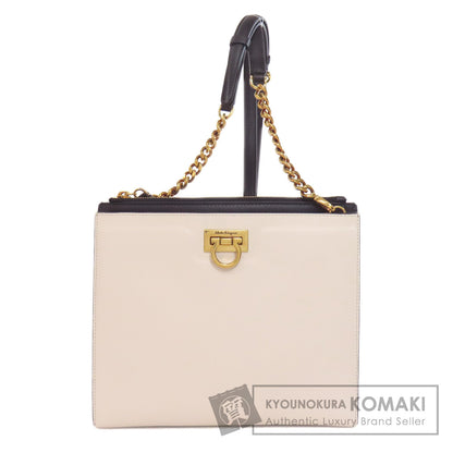 Salvatore Ferragamo GanciniHardware Shoulder Bag Leather Ladies [Used]