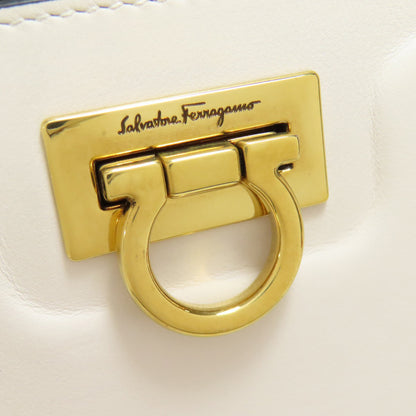 Salvatore Ferragamo GanciniHardware Shoulder Bag Leather Ladies [Used]