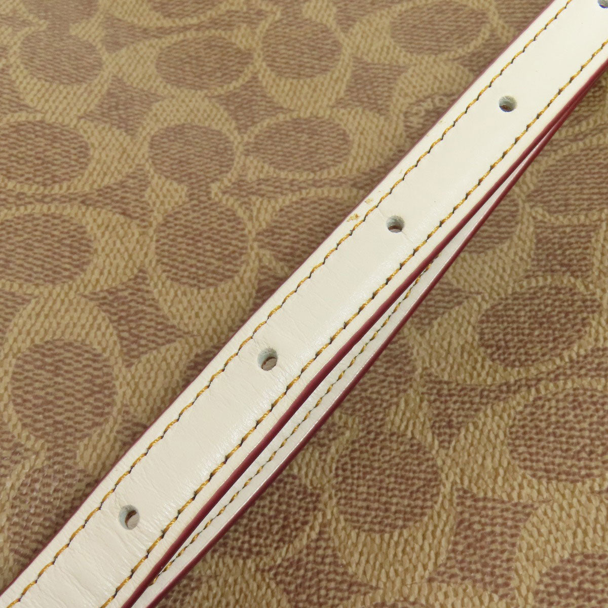 COACH 38580 Sutton Hobo One Belt Signature 2WAY Shoulder Bag PVC LeatherLadies [Used]