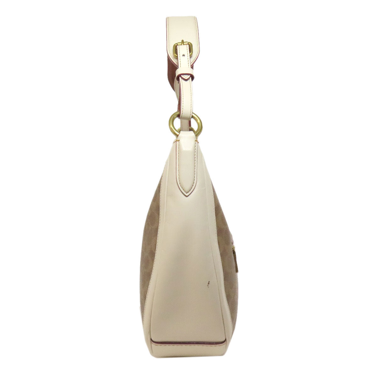 COACH 38580 Sutton Hobo One Belt Signature 2WAY Shoulder Bag PVC LeatherLadies [Used]