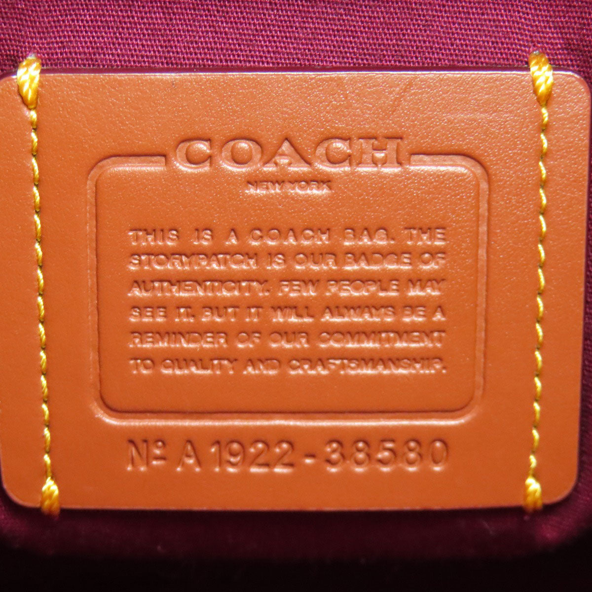COACH 38580 Sutton Hobo One Belt Signature 2WAY Shoulder Bag PVC LeatherLadies [Used]